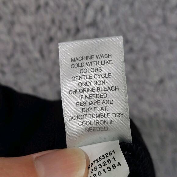 J Jill Pants Women's Small Wide Leg Elastic Waist Stretch Heathered Dark Gray - Picture 13 of 16